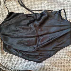 Silk Bandana cropped top